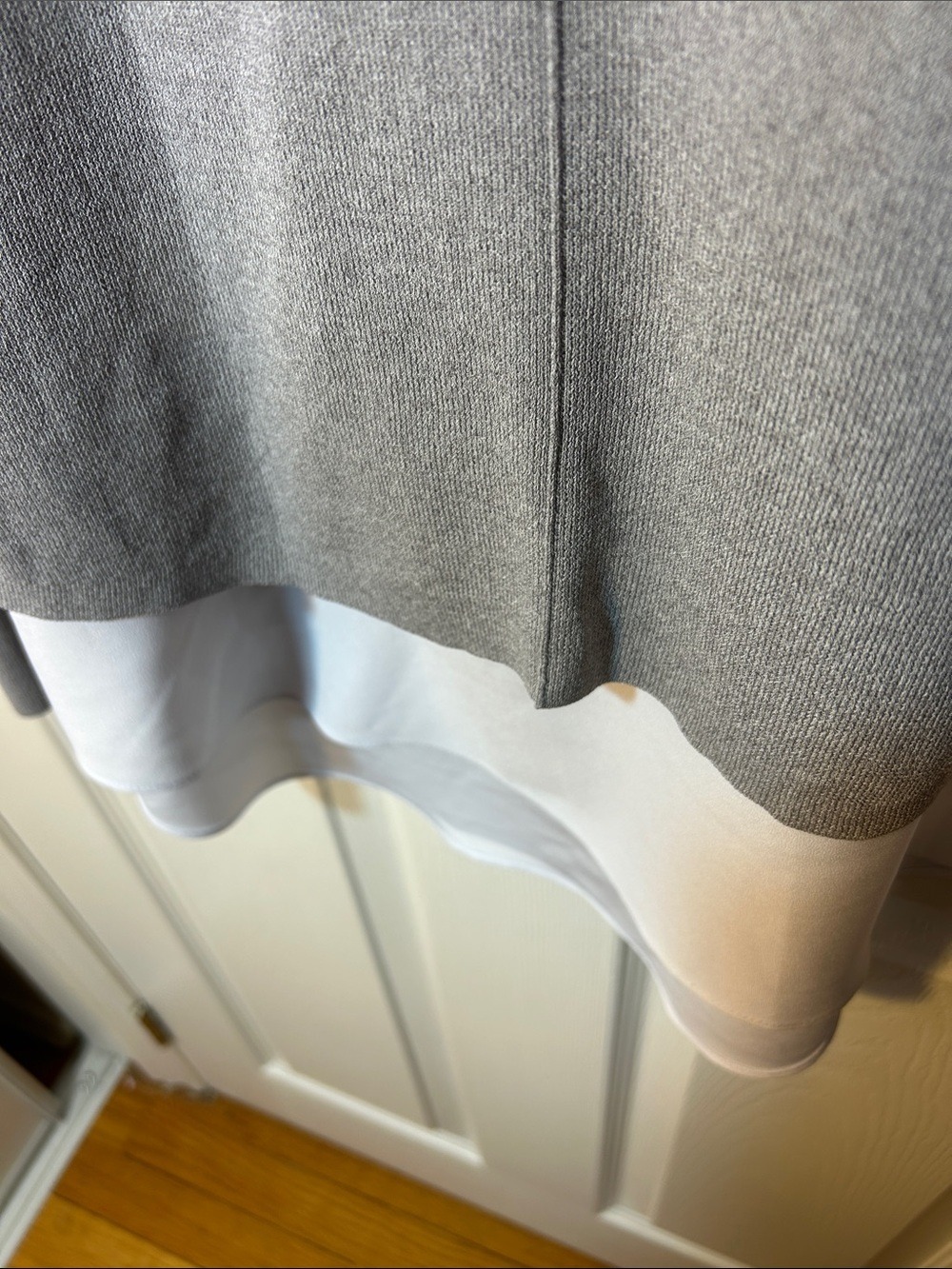 Ted Baker Popilia Light Gray Knit Mock-Neck Sweater size 2 medium - Picture 5 of 9